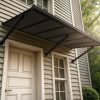 Palram Canopia Door Awnings Augustine 7.3ft Black Grey Main 1 USA
