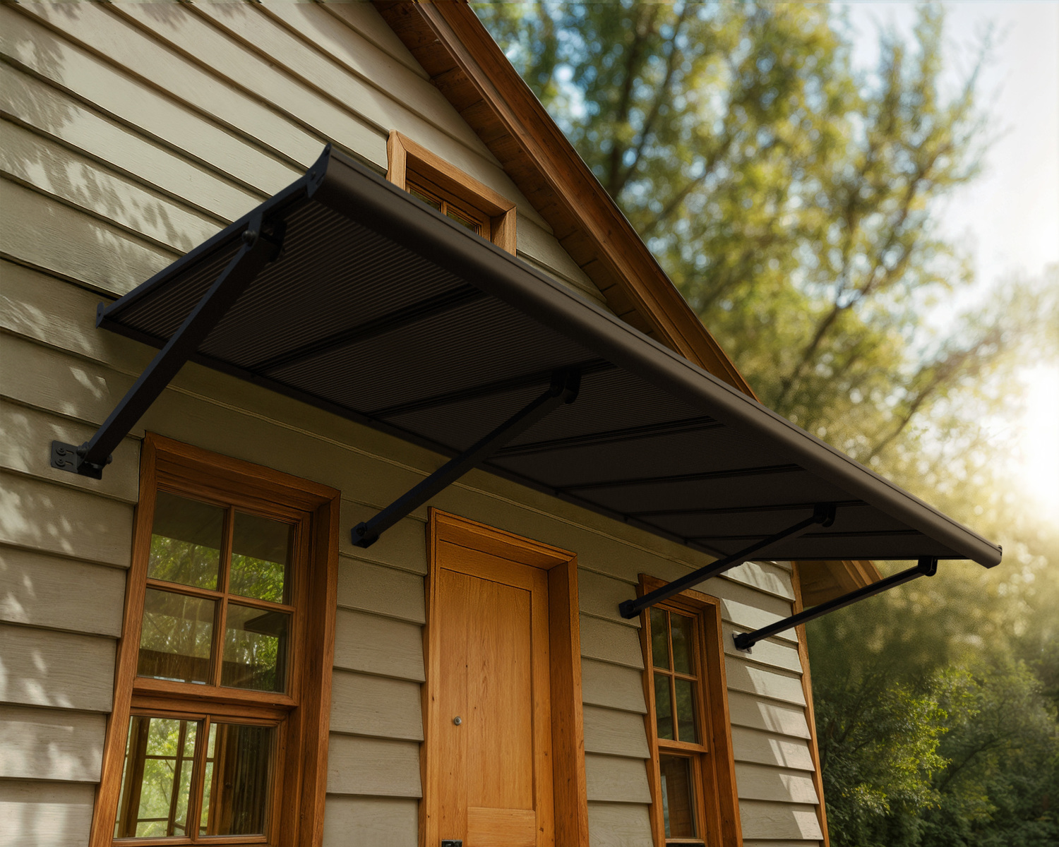 Augustine 3 ft. x 8 ft. Door Awning Kit | Canopia by Palram