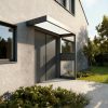 Palram Canopia Door Awnings Sophia Side Wall 3x7 1x2,2 Grey WhiteOpal Main 1 (2)