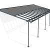 Palram Canopia Patio Covers Sierra Cabrio Grey GreyOpaque 10x30 3x9.2 CutOut 2