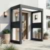 Palram Canopia Door Awnings Sophia Double Side Wall Grey White Opal 3x5 1x1.6 Main 1