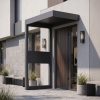 Palram Canopia Door Awnings Sophia Wall Grey Grey 3x5 1x1.6 Main Left