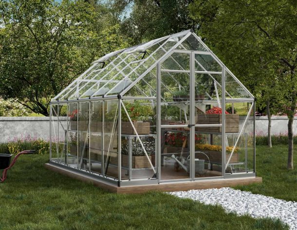 Octave 8 ft. x 12 ft. Greenhouse Kit - Canopia UK