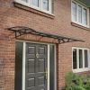 Palram Canopia Door Awnings Amsterdam 2230 Grey Clear Main UK