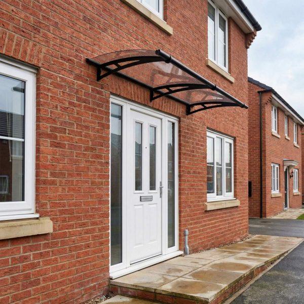 Palram Canopia Door Awnings Aquila 2050 Grey Clear Main 1 UK