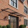 Palram Canopia Door Awnings Aquila 4500 Grey Clear Main 1 UK