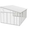 Chalet SanRemo 4x4.25 White Stracture, White Glazing