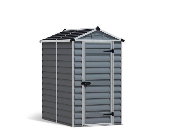 Storage Shed Kit Skylight 4 ft. x 6 ft. Grey Structure