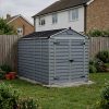 Palram Canopia Garden Sheds Skylight 6x12 Dark Grey Main 1 UK
