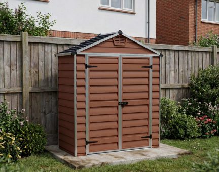 Skylight 6ft. x 3ft. Garden Shed - Amber Polycarbonate Panels