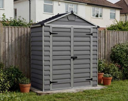 Skylight 6ft. x 3ft. Garden Shed - Grey Polycarbonate Panels