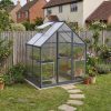 Palram Canopia Greenhouses Mythos 6x4 Grey Main 1 UK