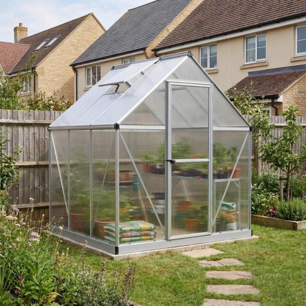 Palram Canopia Greenhouses Mythos 6x6 Silver Main 1 UK