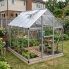 Palram Canopia Greenhouses Nature 6x10 Silver Main 1 UK