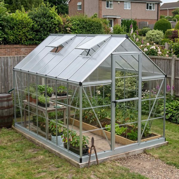 Palram Canopia Greenhouses Nature 6x14 Silver Main 2 UK