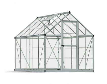 Greenhouse Harmony 6' x 10' Kit - Silver Structure & Clear Glazing