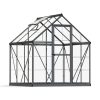 Palram Greenhouses Harmony 6x6 Grey Clear CutOut 1