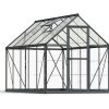 Palram Greenhouses Hybrid 6x10 Grey Clear CutOut 1