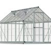 Greenhouse Hybrid 6' x 14' Kit -Silver Structure & Hybrid Glazing