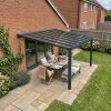 Palram Patio Covers Stockholm 3.4x5.2 Grey Clear Main 1 UK