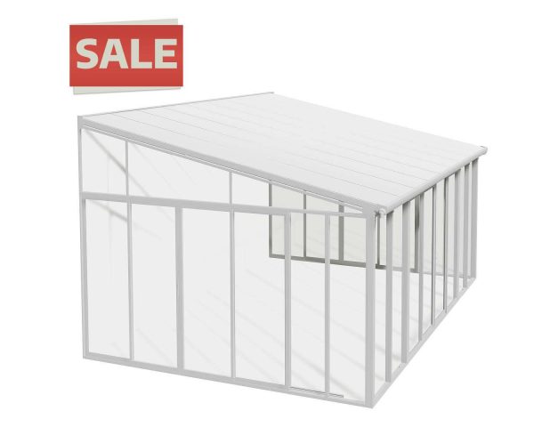 SanRemo 4m x 4m Lean to Conservatory Kit - Canopia UK