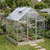 Palram Canopia Greenhouses Nature 6x8 Silver Main 1 UK
