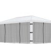 Palram Garden Gazebos Dallas 6100 Netting Set CutOut