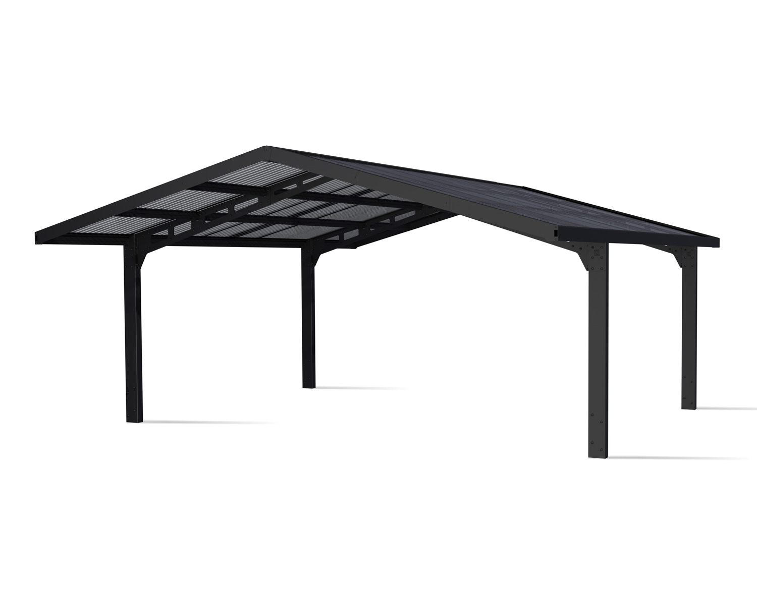 Sydney Double Carport 5.7m x 5.9m (20′ x 20′) Apex
