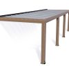 Palram Canopia Patio Covers Helsinki 3x10 Wood Sun Control CutOut 1