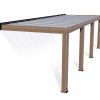 Palram Canopia Patio Covers Helsinki 3x8.6 Wood Sun Control CutOut 1
