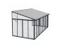 Garden Chalets SanRemo 3x5.46 Grey Clear