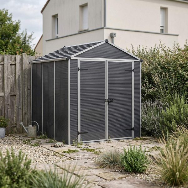 Palram-Canopia_Garden_Sheds_Rubicon_6x8_2x2.3_Grey_Main_3_FR