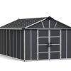 Storage Shed Kit Yukon 11 ft. x 17 ft. Grey Structure