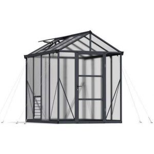 Palram Greenhouses Glory 6x8 Grey Multiwall Cutout