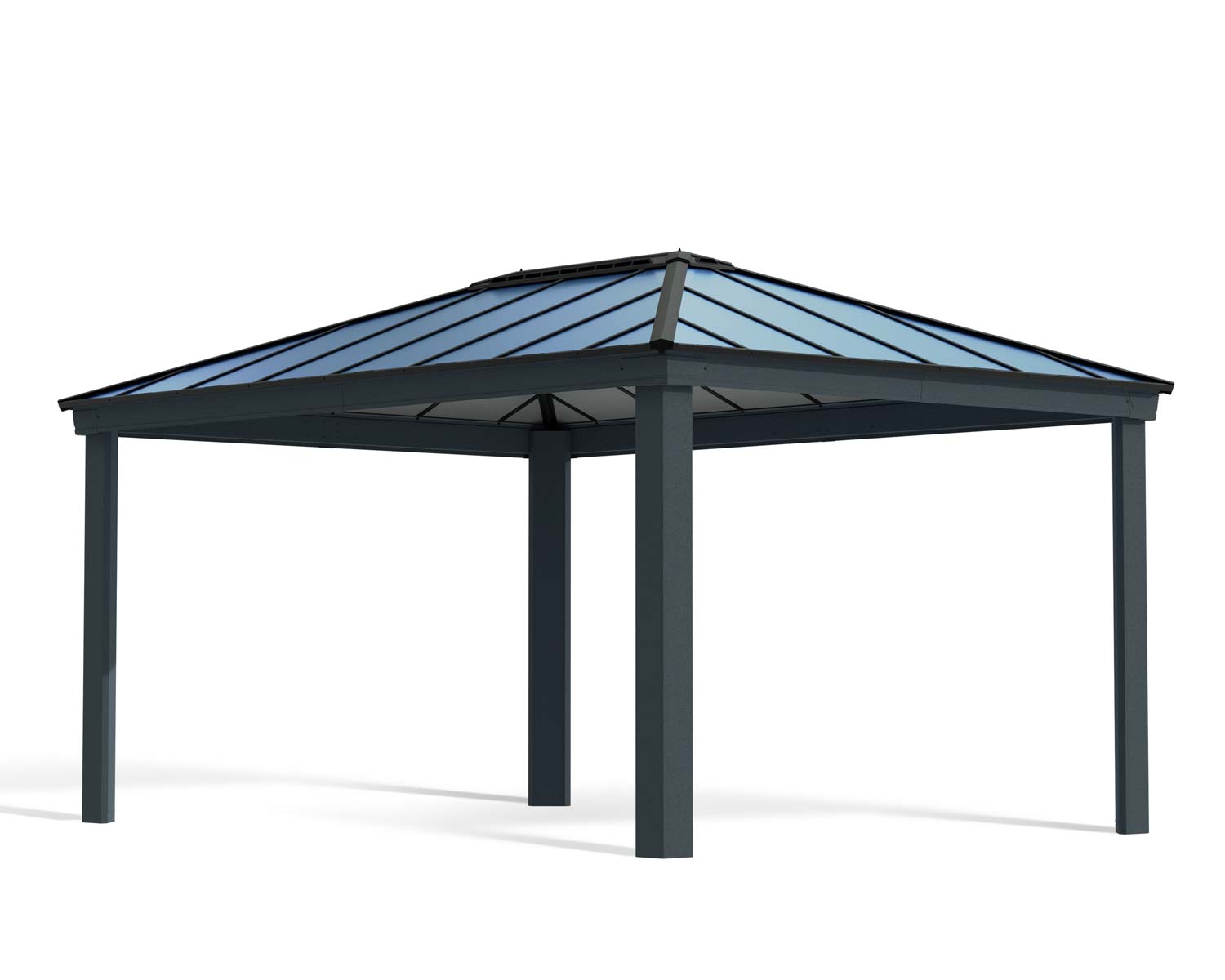 Aluminum Gazebo Dallas Grey 11' x 15' Kit