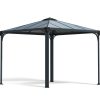 Palram Garden Gazebos Palermo 3000 Grey Bronze Cutout