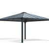 Palram Garden Gazebos Palermo 4300 Grey Bronze CutOut