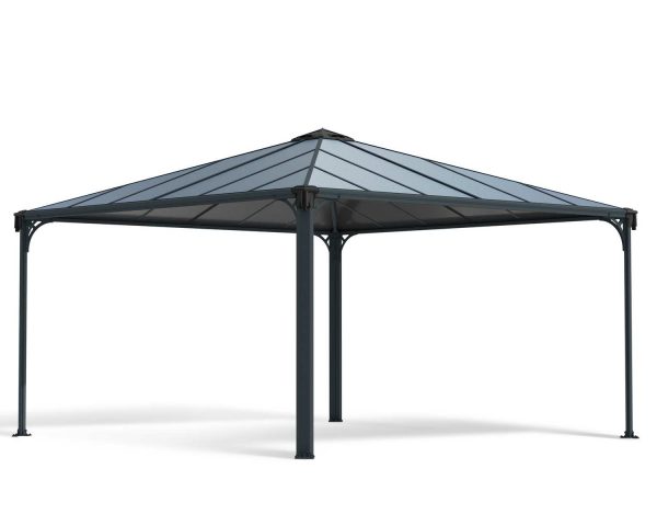 Palram Garden Gazebos Palermo 4300 Grey Bronze CutOut