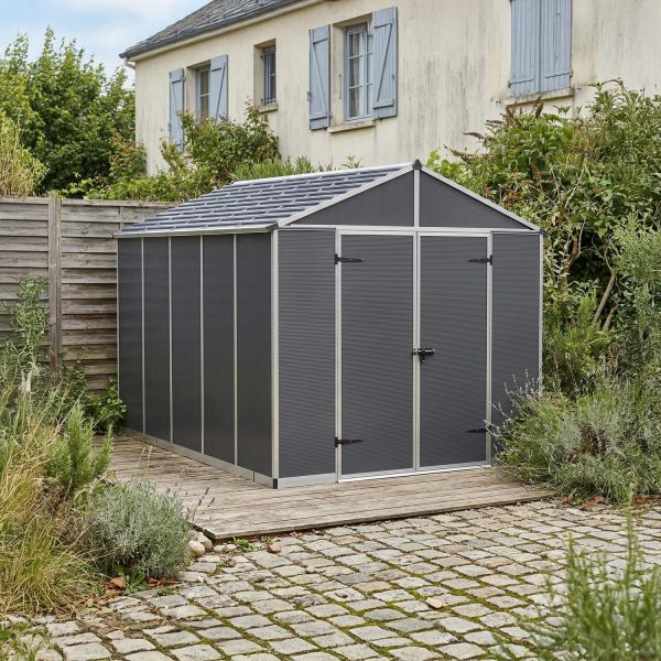 Palram-Canopia_Garden_Sheds_Rubicon_8x12_2.4x3.7_Grey_Main_3_FR