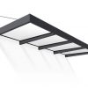Palram Canopia Door Awnings Sophia XL 4.7x12.5 1.9x3.9 Grey White CutOut