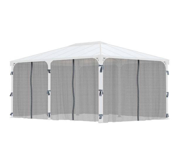 Palram Garden Gazebos Martinique 5000 Netting Set CutOut