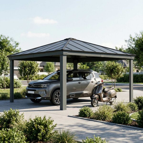 Palram-Canopia_Carports_Colorado_14x14-4.3x4.3_Grey_Grey_Main_2_FR