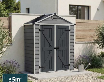 Abri de jardin Skylight 1.7m² - Déco Gris Foncé