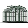 Palram Greenhouses Grand Gardener 8x12 Green Clear Cutout