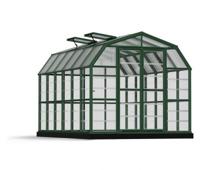 Serre de jardin Grand Gardener 10.3m² aluminium Structure verte & Polycarbonate hybrid panneau