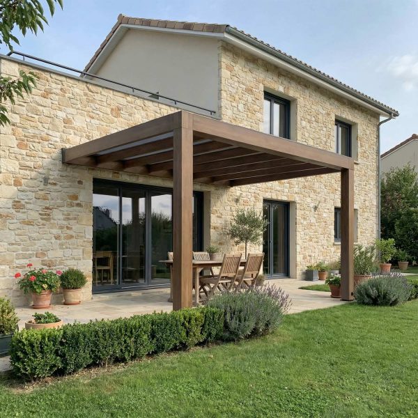 Palram-Canopia_Patio_Covers_Helsinki_3x4.7_Wood_Sun_Control_Main_1_FR