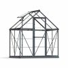 Greenhouse Harmony 6' x 4' Kit - Grey Structure & Clear Glazing
