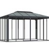 Palram Garden Chalets Ledro 4300 Grey Bronze Cutout