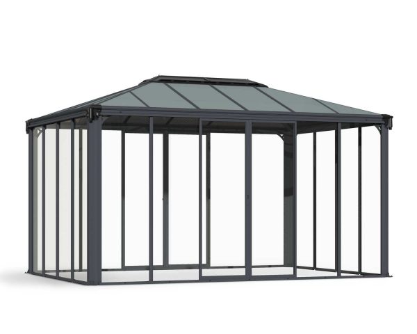Palram Garden Chalets Ledro 4300 Grey Bronze Cutout