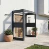 Palram-Canopia_Door-Awnings_Sophia_Double-Side-Wall_Grey_Clear_3x5_1x1.6_Main_1